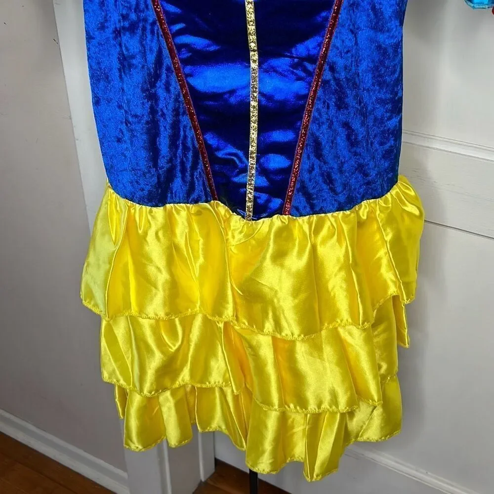 Dreamgirl Snow White Halloween Costume Juniors Size Large Fairytale Princess Nwo